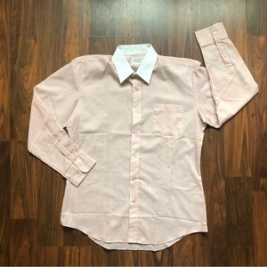 Vintage 60s Dress Shirt Pink